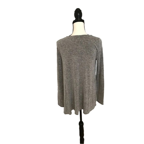 Anthropologie Postmark Heathered Long-Sleeve Swing Top - Size Small - Picture 2 of 8